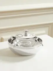 [Christofle] Christofle - Albi Silver-plated Caviar Serving Set - One size One size Silver