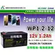 ☎ 苙翔電池 ►臺灣廣隆 LONG WP1.2-12 12V 1.2Ah ( NP1.2-12 PE12V1.2 PB1.2-12) UPS 設備電池