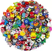 30-100Pc Cartoon Shoe Charms & Pins - PVC - Cute Bulk Lot for Sandals