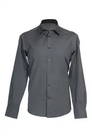 Plain Poplin L/S Shirt--SHER-BA002M033