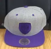 Mitchell & Ness Orlando City Purple Gray SnapBack MLS Soccer Club Hat Cap