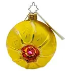 Christopher Radko Luster Lux Glass Ball Christmas Ornament 4" Double Indent NEW