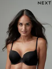 Black Push-Up Triple Boost Plunge Bra A-DD (553120) | $38