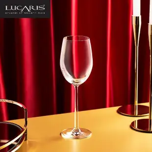 【LUCARIS】頂級無鉛水晶紅白酒杯 405ml 1入(紅白酒杯通用款)