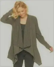 NWT Anthropologie MIXED METAPHORS CARDIGAN Sz L Soft Draped SPLENDID