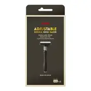 NEW FEATHER ADJUSTABLE DOUBLE EDGE RAZOR SET Traditional Safety Japan Blades Twi