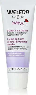 Weleda Baby White Mallow Cream for Eczema, Nappy Change Cream , 50 Ml