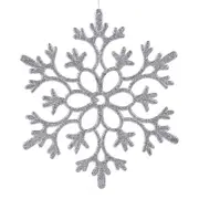 Silver Glitter Snowflake 29cm