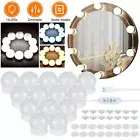 Make Up Mirror Lights 14 LED Kit Bulbs Vanity Light Dimmable Lamp Hollywood