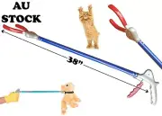 40" Aluminium Wide Jaw Snake Lizard Cat Catcher Tongs Reptile Grabber Handling