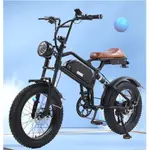 復古全地形越野電動鋰電助力自行車R1(500W)(48V 10A )