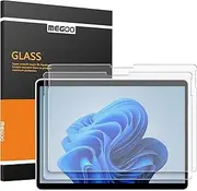 MEGOO Paper-Feel Screen Protector for Microsoft Surface Pro 11/ Surface Pro 9/ Pro 8/ Pro X,13 inch, 9H hardness,Tempered Glass Screen Protector for Drawing [2 Pack]