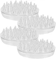 SEWOART 4pcs Furniture Mat Chair Caster Cups Spiked Furniture Cup Furniture Coasters Furniture Pad Gripper Furniture Grippers Round Carpet Table Feet Cover Rugs Chair Legs Floor Plastic