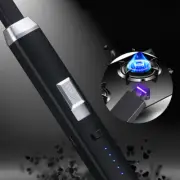 Electronic Pulse Arc Candle Lighter USB Rechargeable Kitchen Camping Stove BBQ