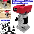 Brushless Cordless Hand Trimmer Router Laminate Tool For Milwaukee 18V Electric