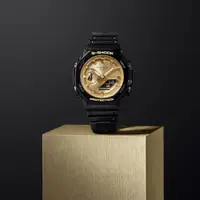 在飛比找PChome24h購物優惠-【CASIO 卡西歐】G-SHOCK 黑金八角錶殼耐衝擊運動