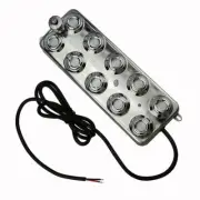 10 Head Ultrasonic Mist Maker Fogger Air Humidifier Fountain Pond Atomizer DC48V