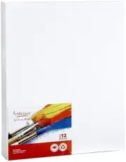 Canvases for Painting - Pack of 12, 11 x 14 Inch Blank White Canvas Boards - ...