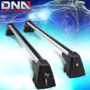 FOR 2009-2015 BMW X1 OE ALUMINUM BOLT-ON ROOF RACK RAIL CROSS BAR W/LOCK+KEY