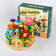 Montessori Toys for 3 Years Old, Baby Toy 36+ Months, Garden Flowers Sorting & S