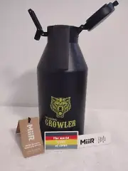 Miir 64 oz Thermos Growler Gunnison Colorado MTB Race Black NEW Flip Lock Top