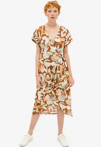 在飛比找ZALORA購物網優惠-Wrap Midi Dress