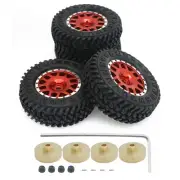 4x Copper Counterweight 1.3” Wheel Bead Lock 12 Spoke for Axial SCX24 Upgrades