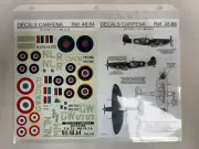 NEW Carpena 48.64 Spitfire Military War Model Airplane Decal 1/48 Scale (ALY3)