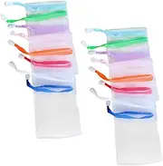 VICASKY Soap Set 30pcs Soap Pouch Soap Holder Foaming Net for Skin Cleaning Detergent Saver Random