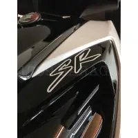 在飛比找蝦皮購物優惠-SYM JET「SR」車殼LOGO貼紙 燈眉貼紙1799-G