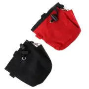 Dog Treat Bag with Poop Bag Holder Belt Clip Dog Training Bag Drawstring Closure