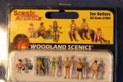Woodland Scenics - Sunbathers (8 pcs.) - HO Scale - A1853