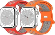 Pailebi Band Compatible with Apple Watch 38mm/40mm/41mm/42mm/44m/45mm/49mm, Soft Silicone Strap Breathable Waterproof for Apple Watch Ultra/Ultra 2 iwatch Series 9 8 7 6 5 4 3 2 1 SE SE 2 for Women Men