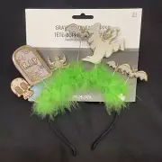 Halloween Graveyard Theme Head Bopper Headband