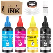 Sublimation Ink Refilled Bottles with Heat Tape Refill for ET2400 XP4105 XP4100