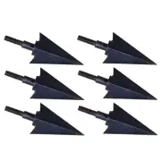 6Pcs Screw-in Arrows Head Arrows Tip Archerys Broadheads Arrows Head Point Tip