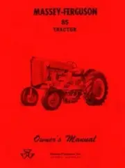 Massey Ferguson MF-85 MF85 Tractor Owner Operators Manual