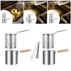 Deep Fryer Pot Deep Frying Pot with Handle Kitchen Frying Pan Multipurpose