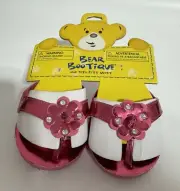 Build A Bear Pink Sandals Shoes NWT
