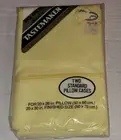 Vintage Kmart No Iron Muslin Tastemaker Yellow Two Pillow Cases NEW NOS