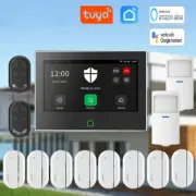 LOT Wireless WiFi Smart Home Alarm System Home Burglar Alarm Built-in Battery