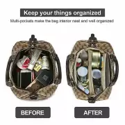 Purse Organizer Insert, Handbag & Tote Organizer, Bag in Bag, P Beige Size:M