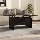 Coffee Table Black 80x50x42.5 cm Engineered Wood vidaXL