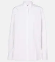 [Toteme] Toteme Tuxedo cotton shirt AU 4 white