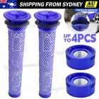 1/2set For Dyson V8V7 Animal Absolute Cordless Vacuum Pre Post HEPA Motor Filter