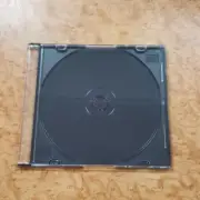 10-PC Black 1-DISC CD / DVD Plastic Case, Easy Release CD Case(Bulk of 10)