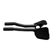 Carbon Fiber Highway Moutain Bike Bicycle TT Handle Break Handlebar black_Caliber 31.8MM
