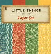 Graphic 45 - LITTLE THINGS (8 Sheets) 12x12 Patterns & Solids Paper Set Autumn