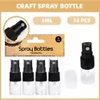 12X Spray Bottle 5ML Mini Clear Empty Fine Mist Atomizer Perfume Portable Travel