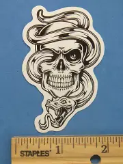 Hip Art Music STICKER ~ Skeleton with Snake ** 100s More Stickers in STORE ++